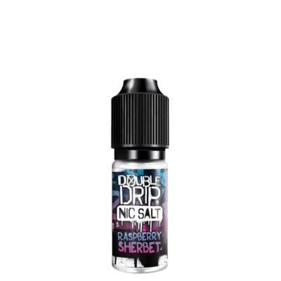 DOUBLE DRIP - RASPBERRY SHERBET - 10ML NIC SALT- Box of 10