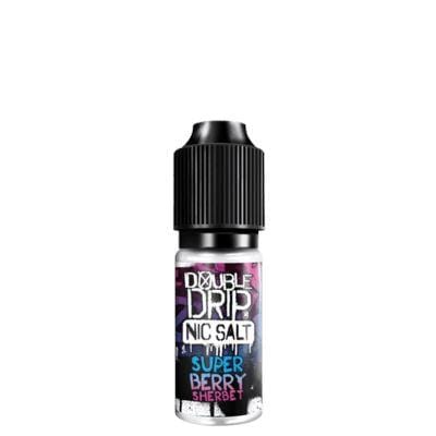 DOUBLE DRIP - SUPER BERRY SHERBET - 10ML NIC SALT- Box of 10