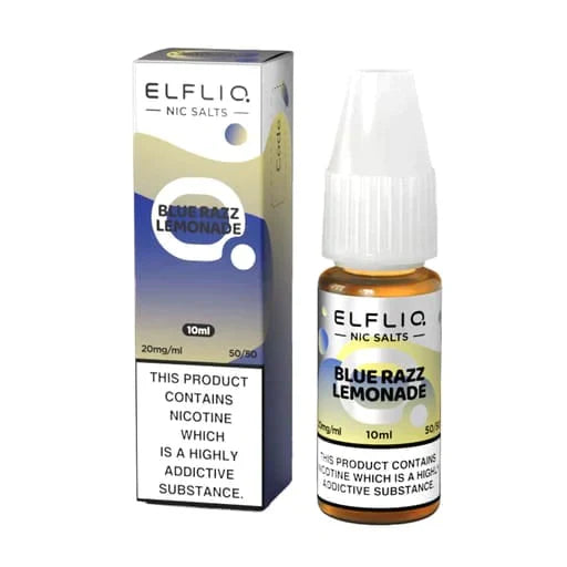 ELF BAR - ELFLIQ - BLUE RAZZ LEMONADE - 10ML NIC SALT ( Box of 10)