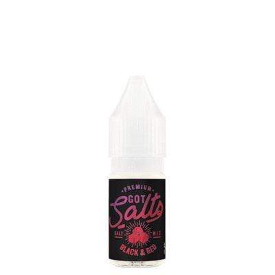 GOT SALTS - BLACK & RED - 10ML NIC SALT (BOX OF 10)