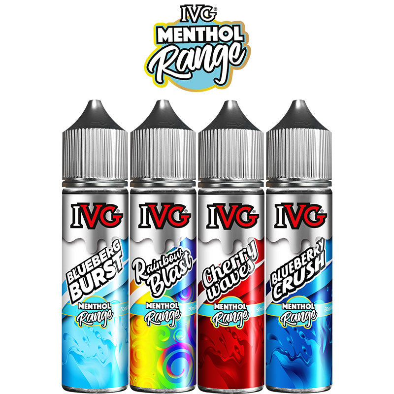 IVG Menthol Range 50ml E liquid Shortfills -  £7.49