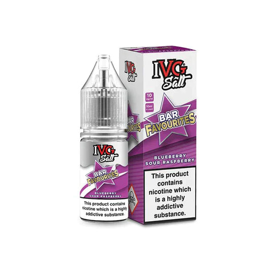 IVG SALTS - BAR FAVOURITES - BLUE SOUR RASPBERRY - 10ML