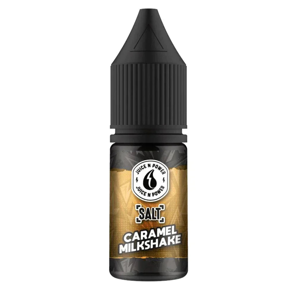 JUICE N' POWER - CARAMEL MILKSHAKE - 10ML NIC SALT PACK OF 10