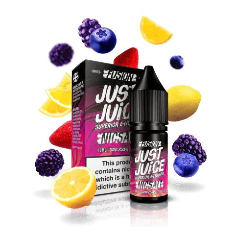 JUST JUICE - FUSION BERRY BRUST & LEMONADE - 10ML NIC SALTS (BOX OF 5)