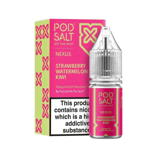 POD SALT - NEXUS - STRAWBERRY WATERMELON KIWI - 10ML NIC SALT