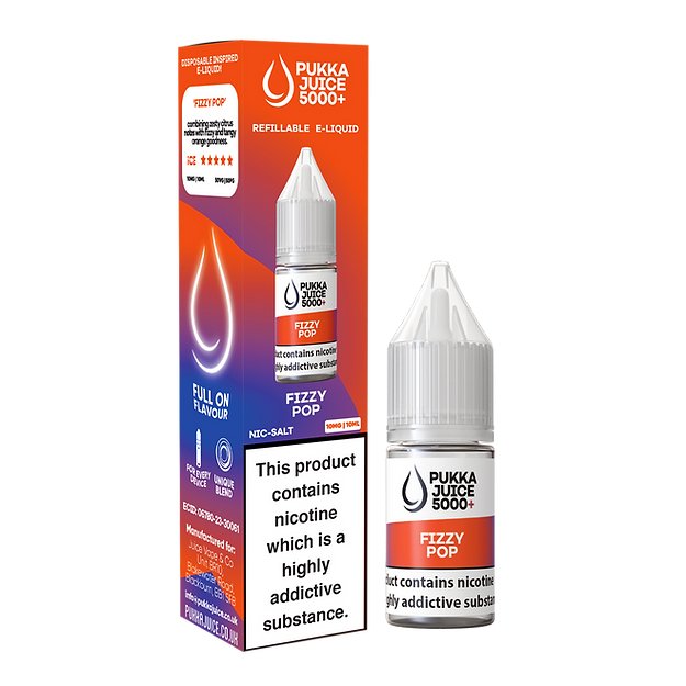 Pukka Juice 5000+ Nic Salts 10ml - Box of 10 - Vaperdeals