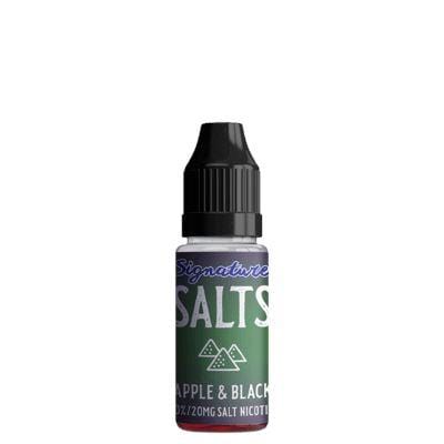 SIGNATURE - APPLE & BLACK - 10ML NIC SALT 20MG - Box of 10