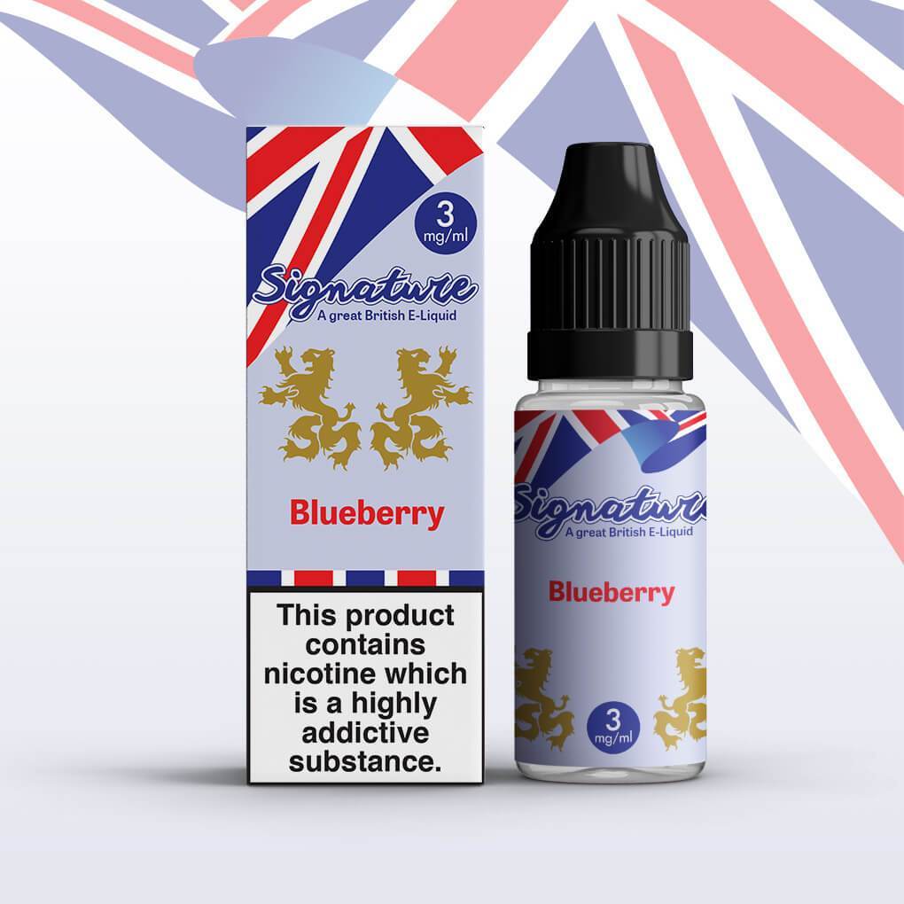 Signature - Blueberry - 10ml (Pack of 10) - Vaperdeals