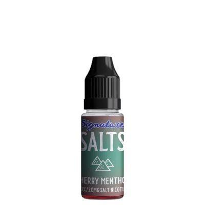 SIGNATURE - CHERRY MENTHOL - 10ML NIC SALT 20MG- Box of 10