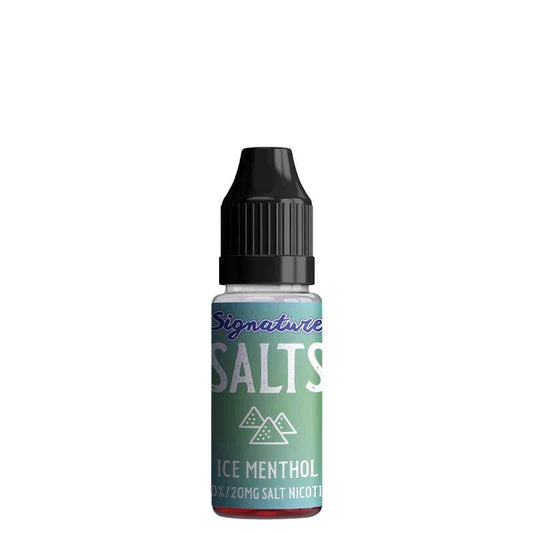 SIGNATURE - ICE MENTHOL - 10ML NIC SALT 20MG- Box of 10