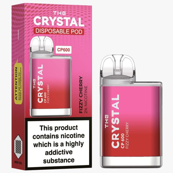 The Crystal CP600 Disposable Vape Puff Mini Pod Box of 10 - Vaperdeals