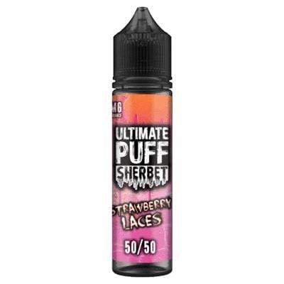 ULTIMATE PUFF - 50/50 - SHERBET - STRAWBERRY LACES - 50ML