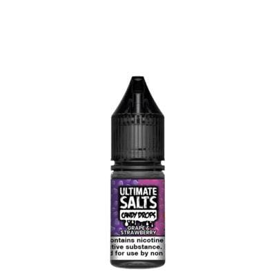 ULTIMATE SALTS CANDY DROPS GRAPE STRAWBERRY - 10ML NIC SALTS ( BOX OF 10 )