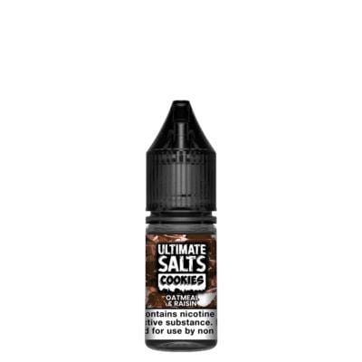 ULTIMATE SALTS - COOKIES - OUTMEAL & RAISIN - 10ML NIC SALT (BOX OF 10)