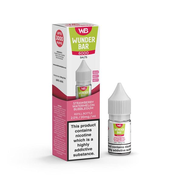 Wundar Bar 6000 Nic Salt 10ml - Box of 10 - Vaperdeals