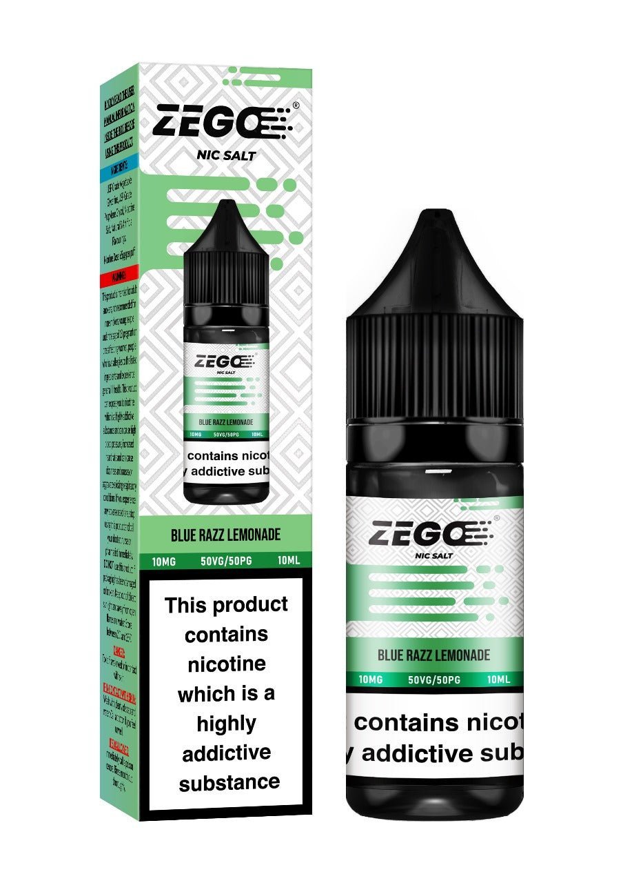 Zego Nic Salt 10ml E-Liquid - Box of 10 - Vaperdeals