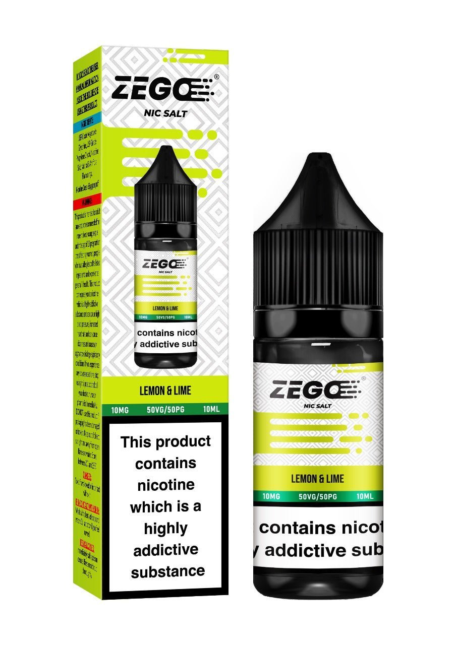 Zego Nic Salt 10ml E-Liquid - Box of 10 - Vaperdeals